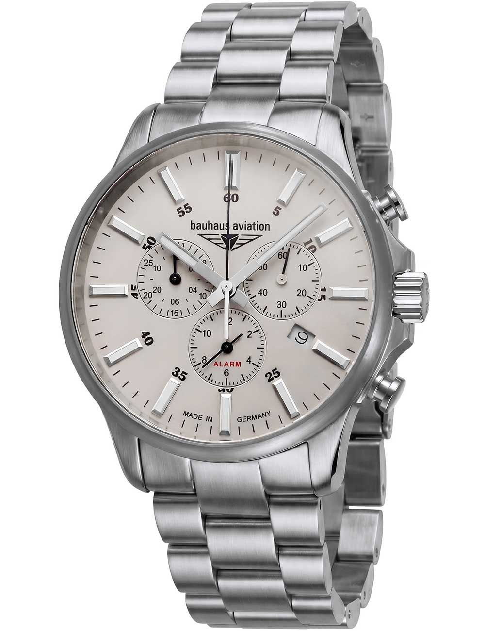 Bauhaus 2880M-5 Herrenuhr Aviation • Titan-Gehäuse • Saphirglas