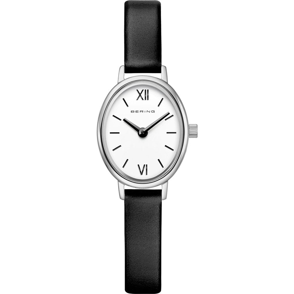 Bering Classic 11020-402 Damen Armbanduhr • Saphirglas • Ovales Edelstahlgehäuse