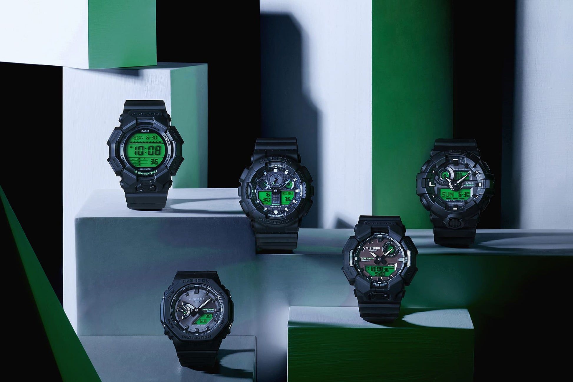 Casio G-Shock GA-100BEG-1AER Herren Armbanduhr Schwarz • Stoßfestes Resingehäuse • 200 m Wasserdichtigkeit, Bild 4