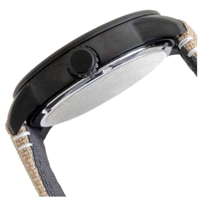 Citizen BM8476-23EC Men's Watch • Eco-Drive Solar Powered • Black Canvas Strap