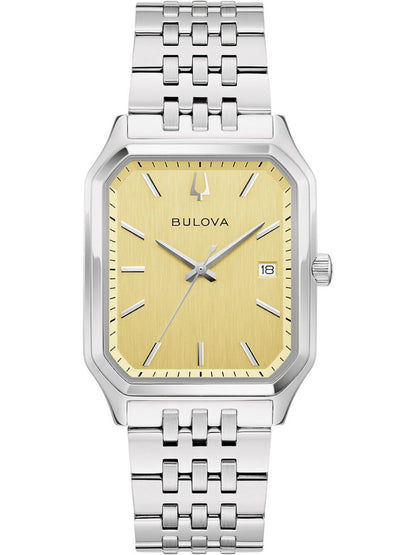Bulova Tony Bennett 96B471 Herren Armbanduhr Champagner • Saphirglas • Quarzwerk Kaliber 9U13
