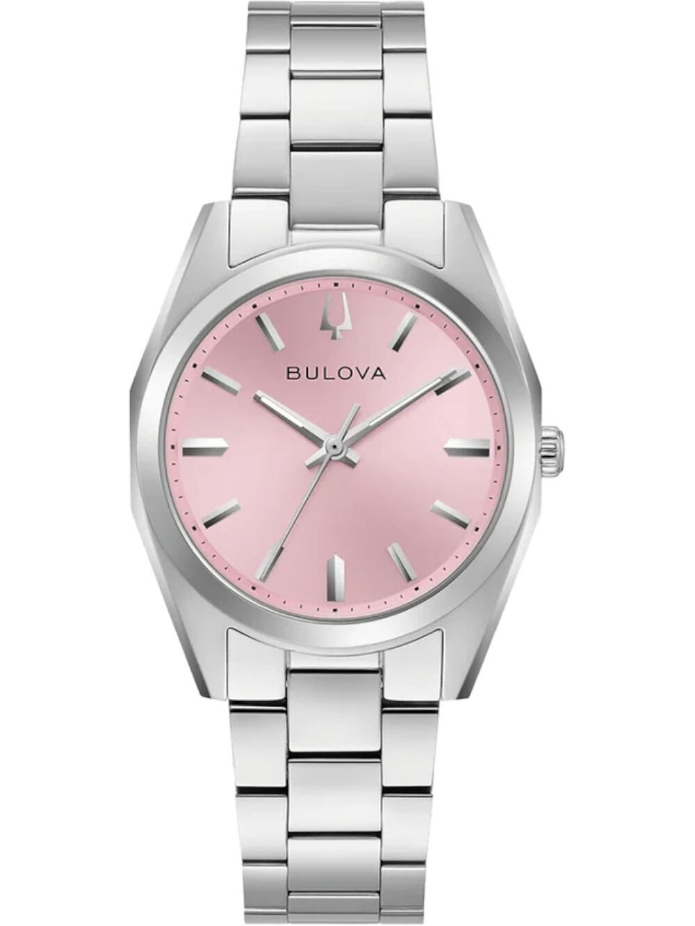 Bulova Surveyor 96L348 Damen • Saphirglas • Roséfarbenes Zifferblatt