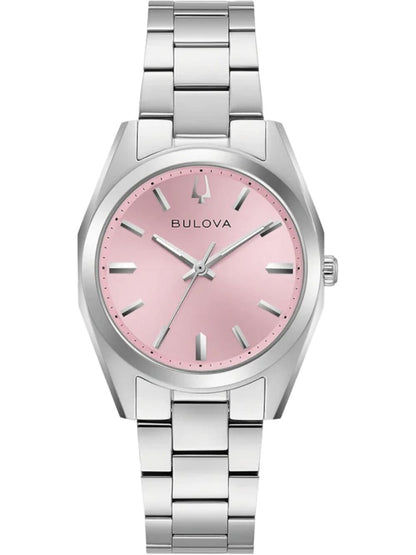 Bulova Surveyor 96L348 Damen • Saphirglas • Roséfarbenes Zifferblatt