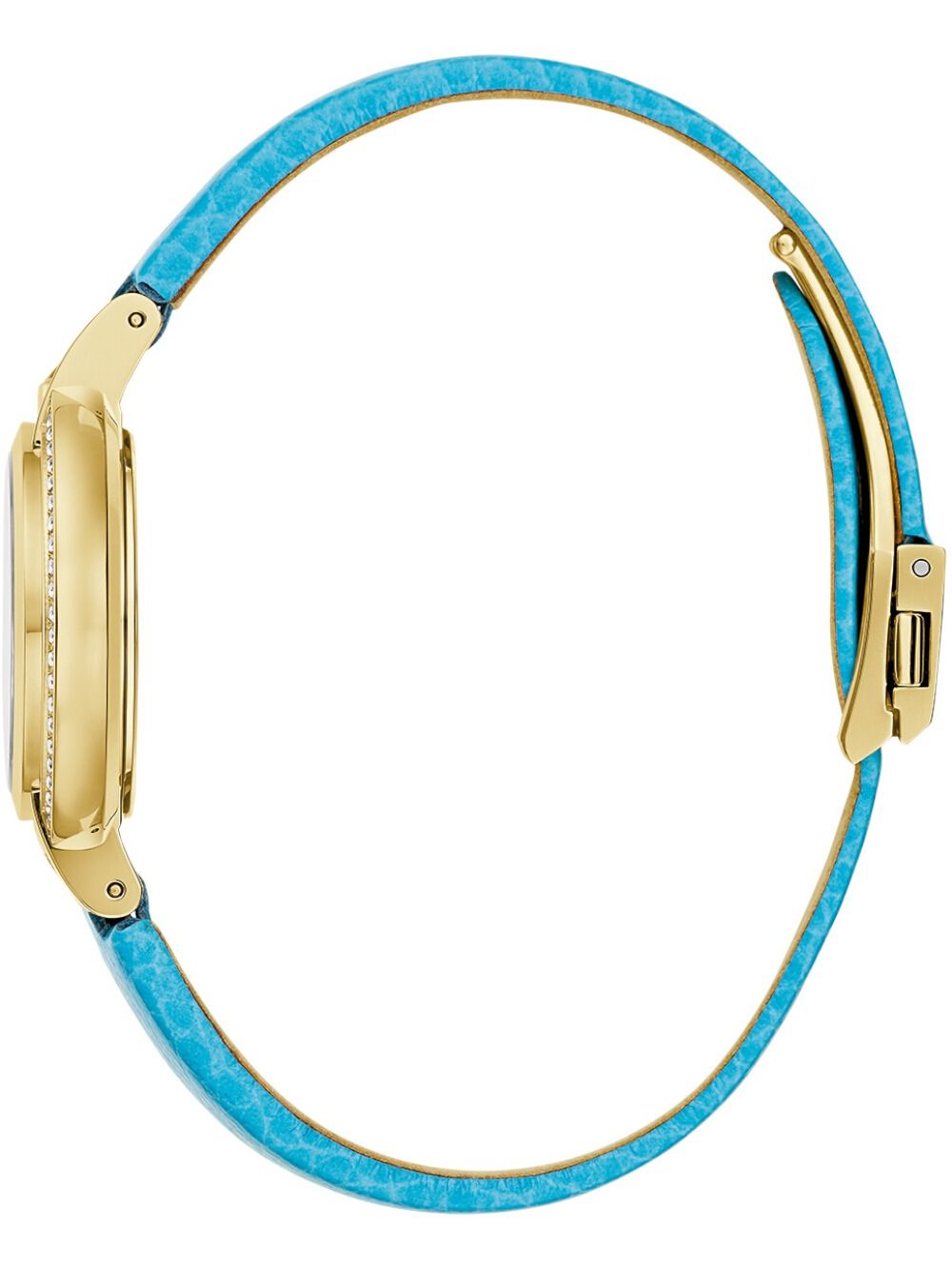 Bulova Rubaiyat 97R104 Damenuhr Goldfarben/Blau • Saphirglas • 42 Blaue Topase, Bild 3