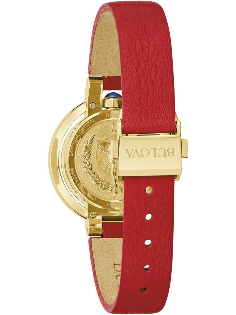 Bulova Rubaiyat 97R105 Damen Armbanduhr Rot • Saphirglas • 42 Rubine, Bild 3