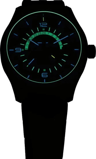 Traser H3 P59 Aurora GMT 107232 Herrenuhr Anthrazit • Trigalight Selbstleuchttechnologie • GMT-Funktion, Bild 4