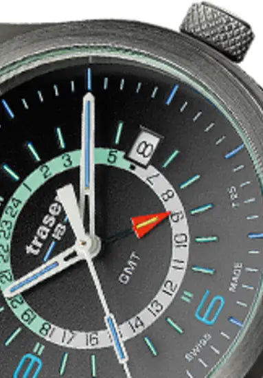 Traser H3 P59 Aurora GMT 107231 Herrenuhr Anthrazit • Trigalight & Super-LumiNova • Saphirglas, Bild 8