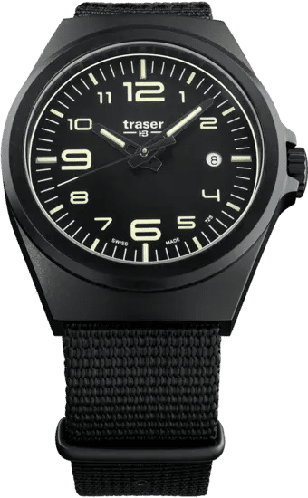 Traser H3 P59 Essential M 108218 Herrenuhr Schwarz • Saphirglas mit Trigalight • Schweizer Quarzwerk, Bild 3