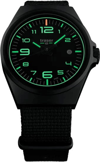 Traser H3 P59 Essential M 108218 Herrenuhr Schwarz • Saphirglas mit Trigalight • Schweizer Quarzwerk, Bild 4