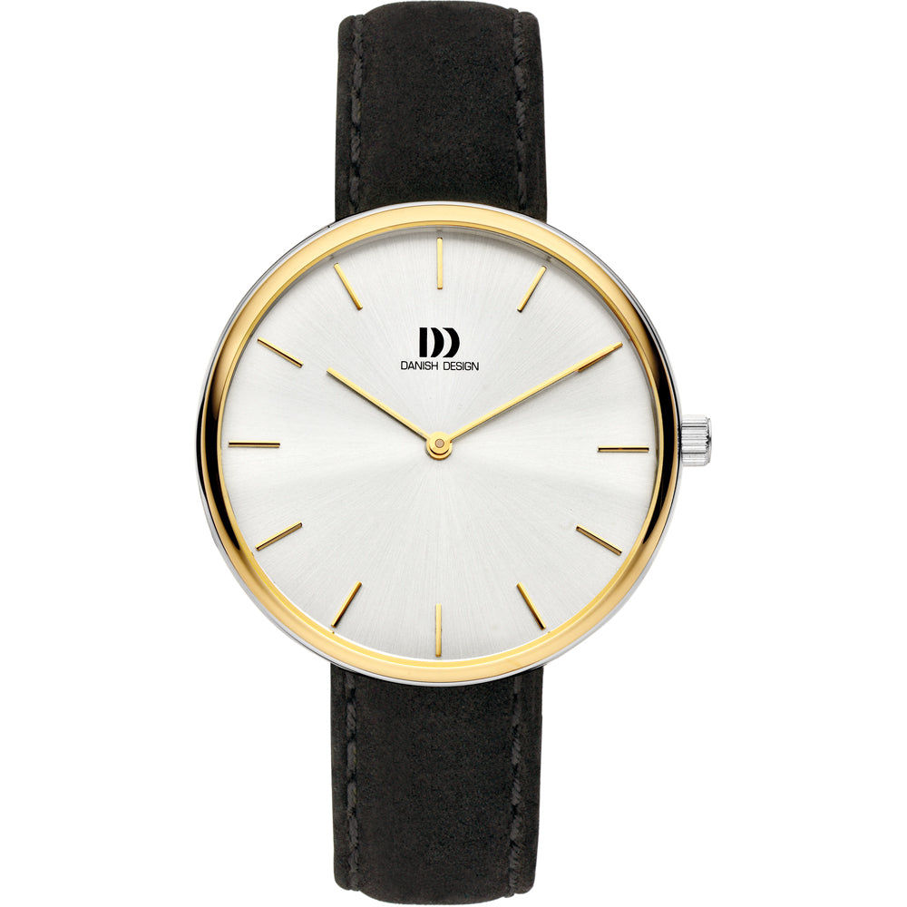 Danish Design Tidløs IQ11Q1243 Herrenuhr • Mineralglas • Bicolor-Edelstahlgehäuse