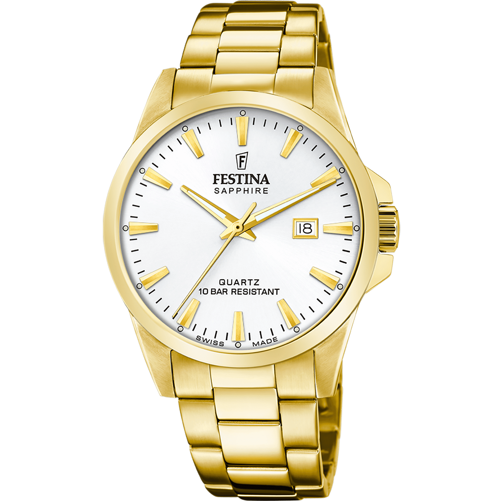 Festina F20044/2 Herrenuhr • Saphirglas • Schweizer Quarzwerk