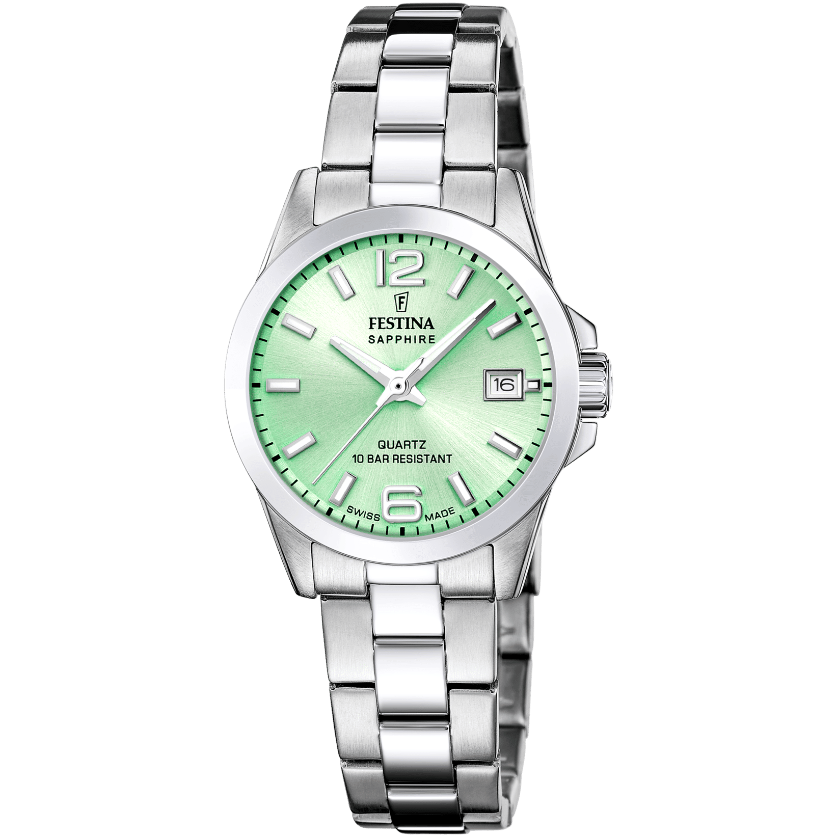 Festina Swiss Made Lady F20049/2 Damenuhr • Edelstahlarmband • Schweizer Qualität
