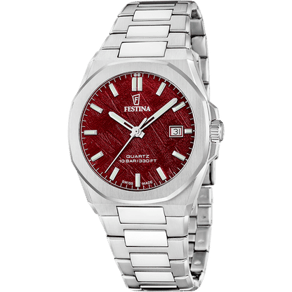 Festina Swiss Made Classic F20100/3 Herren • Saphirglas • Schweizer Quarzwerk