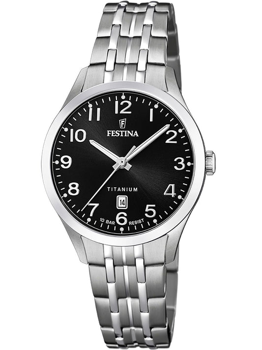 Festina Titanium F20468/3 Damen Armbanduhr • Mineralglas • 10 ATM wasserdicht