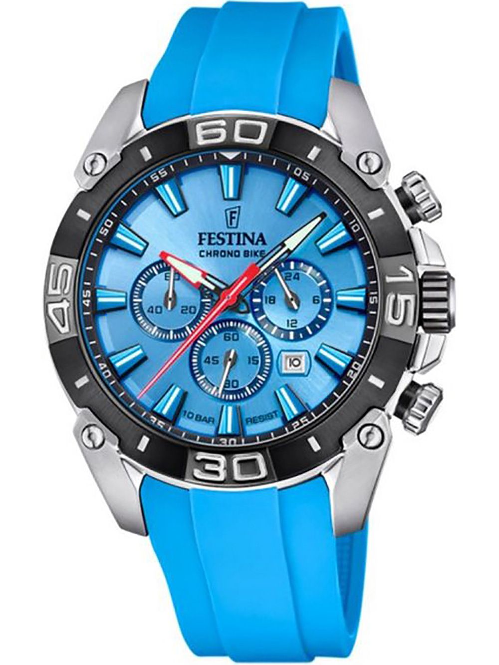 Festina Chrono Bike F20544/6 Herrenuhr Blau • Chronograph • 10 ATM Wasserdicht
