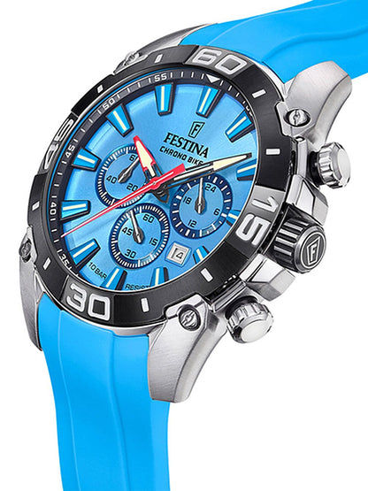 Festina Chrono Bike F20544/6 Herrenuhr Blau • Chronograph • 10 ATM Wasserdicht, Bild 2