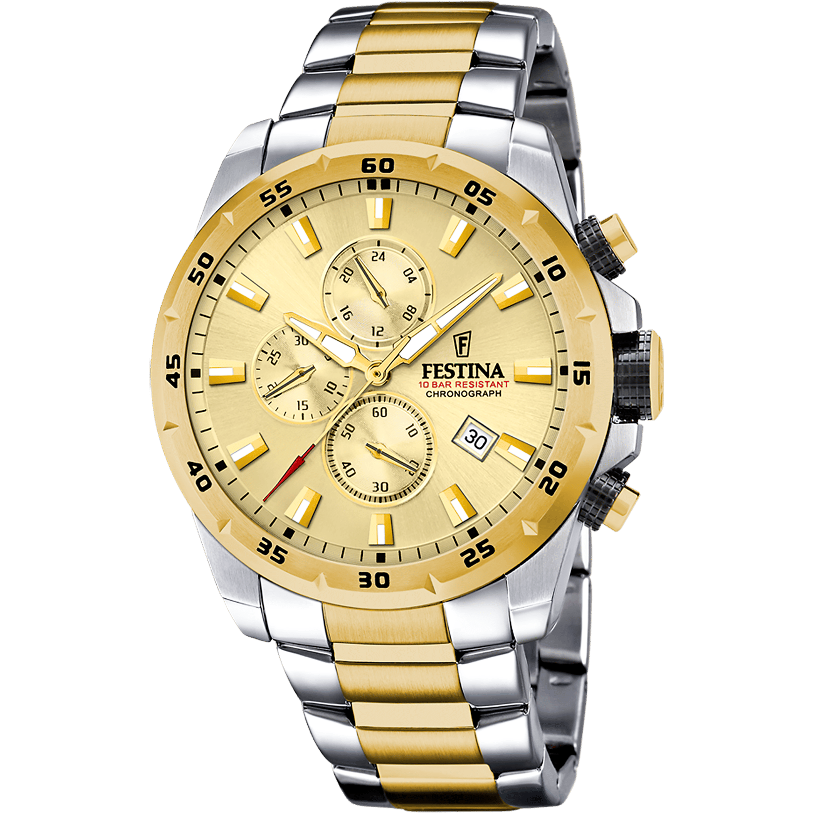 Festina F20562/1 Herren Chronograph • Edelstahlgehäuse • 10 ATM Wasserdicht