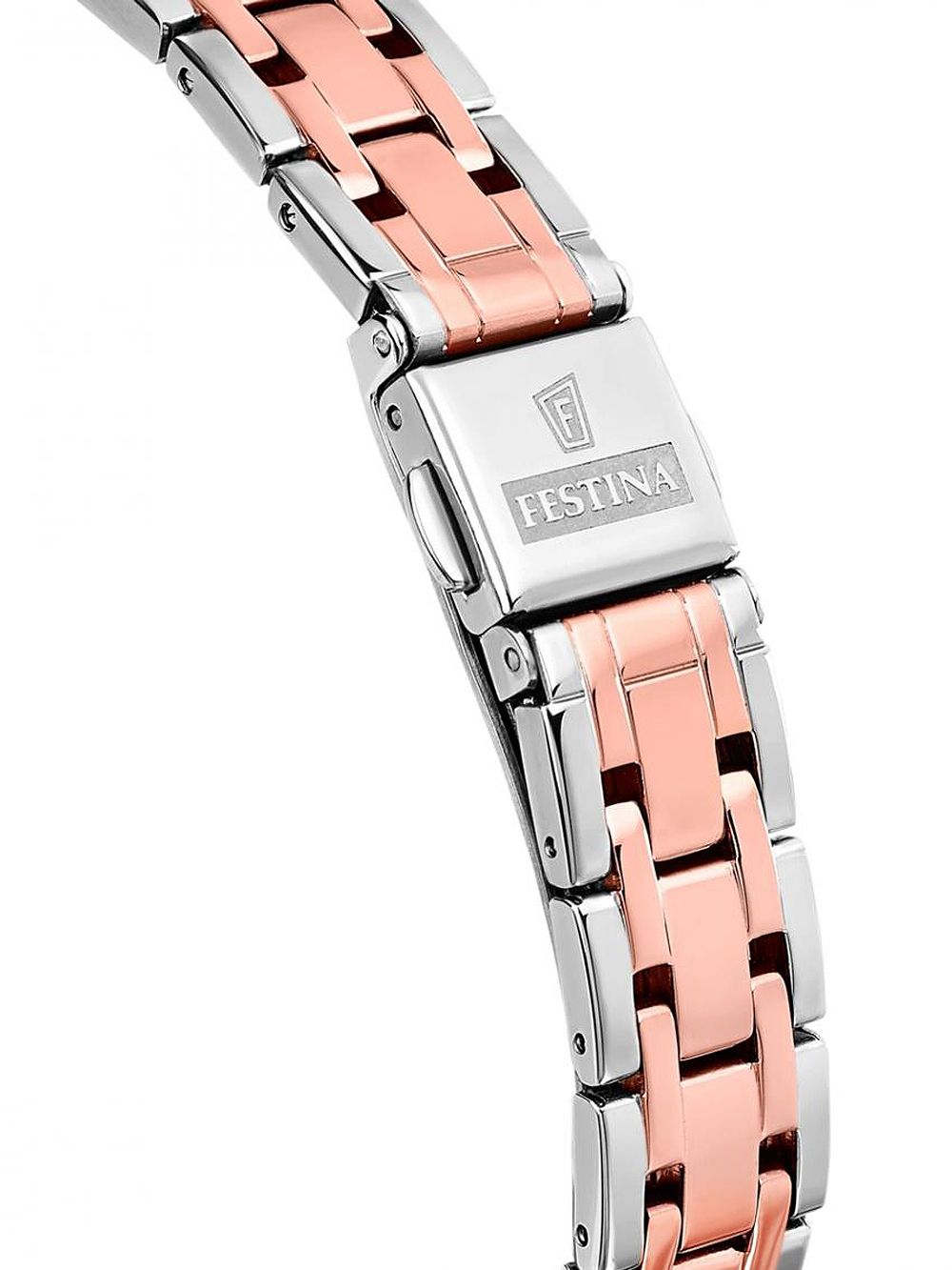 Festina Mademoiselle F20626/1 Damenuhr Silber/Roségold • Quarzwerk • Mineralglas, Bild 2