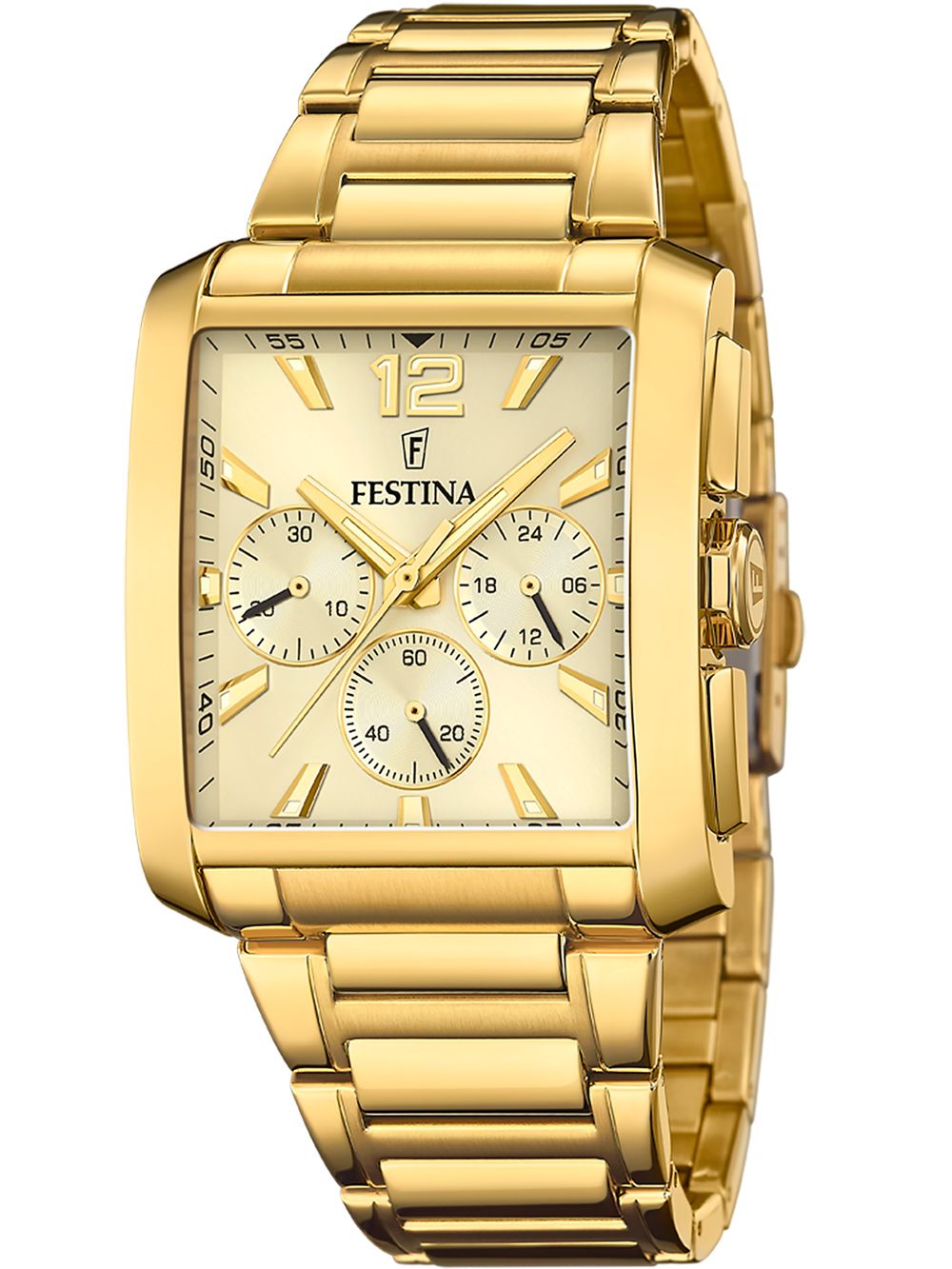 Festina Timeless Chronograph F20638/2 Herren • Chronograph • Vergoldetes Edelstahlgehäuse