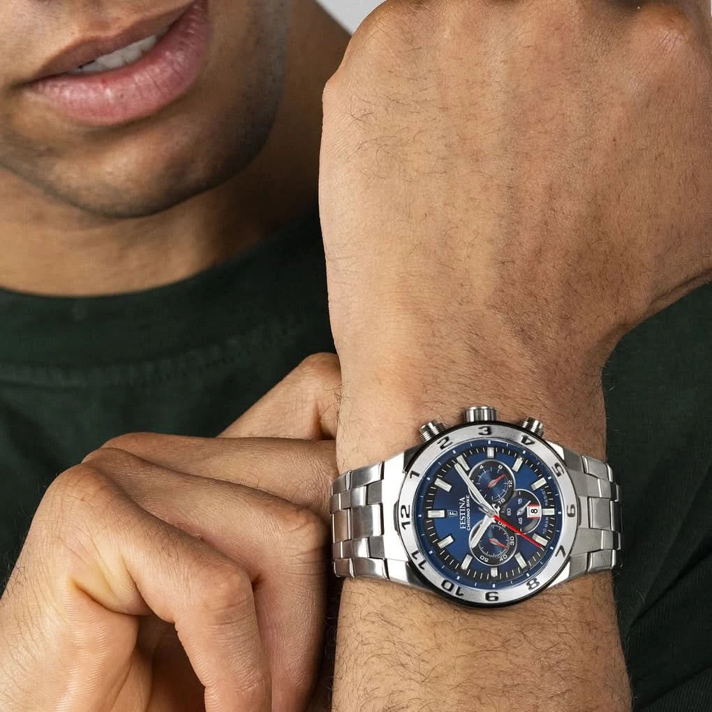 Festina Chrono Bike F20670/1 Men's Watch • Sporty Chronograph • 10 ATM Water Resistant