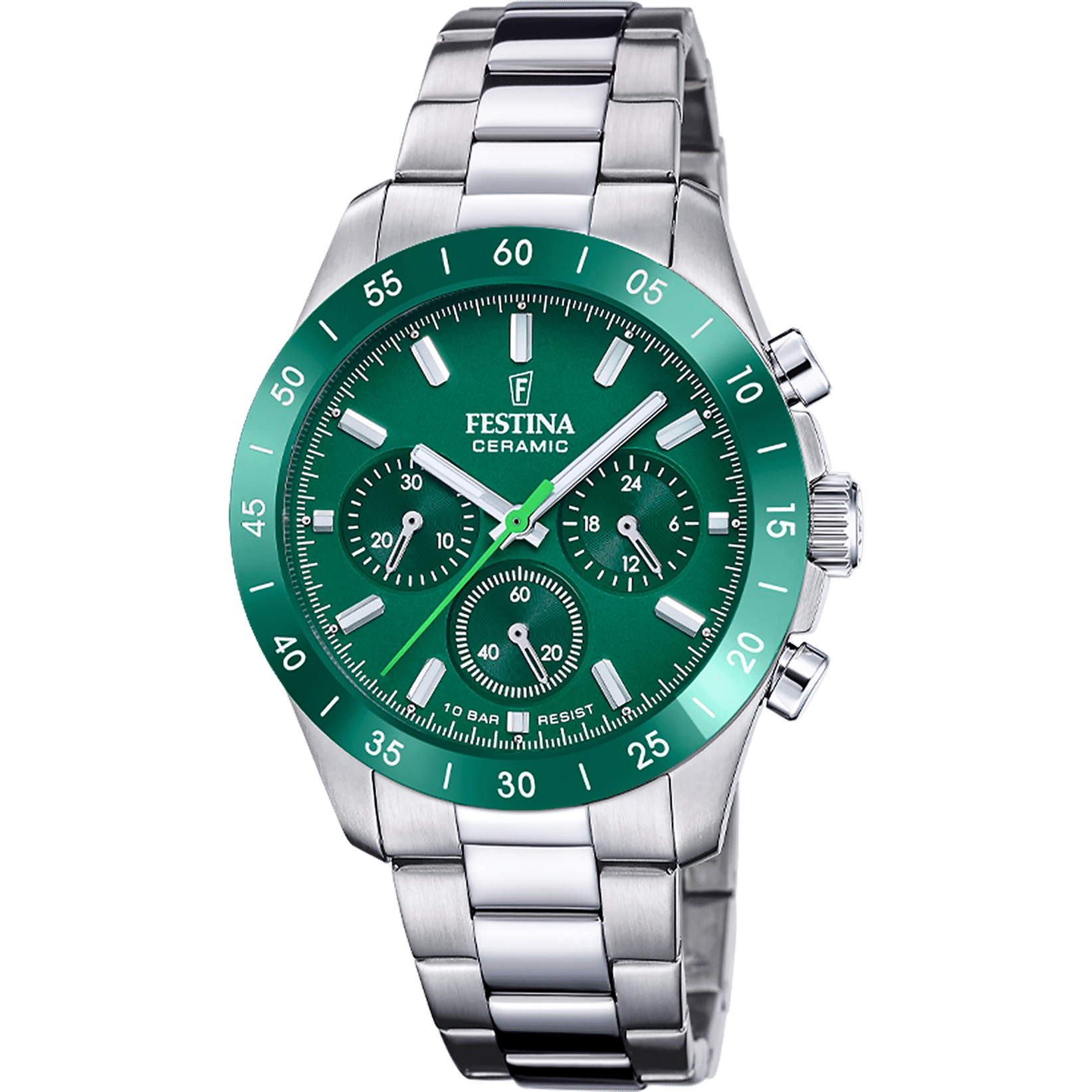 Festina F20693/6 Damenuhr Chronograph • 10 ATM Wasserdicht • 39 mm Gehäuse