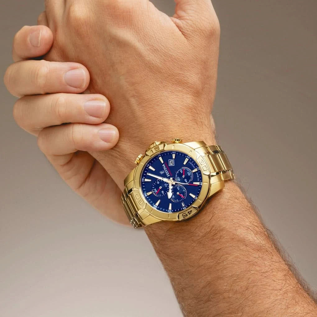 Festina Timeless Chronograph F20705/3 Men's Watch • Sporty Chronograph Design • Precise Quartz Movement