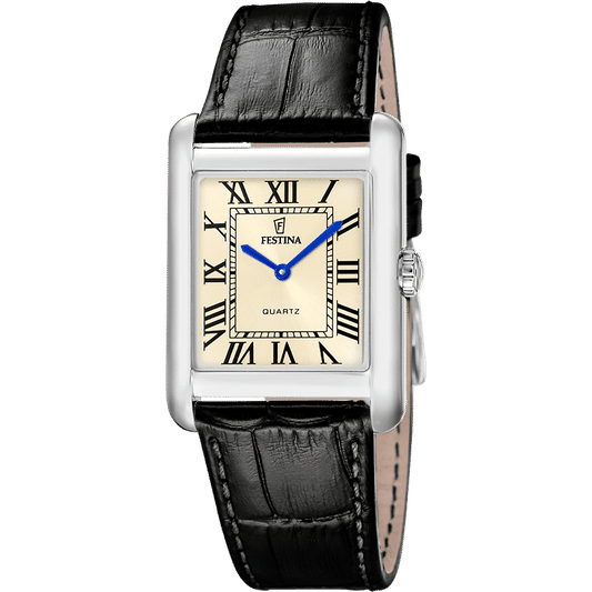 Zegarek męski Festina On The Square F20771/2 • Prostokątna koperta ze stali szlachetnej • Mechanizm kwarcowy MIYOTA