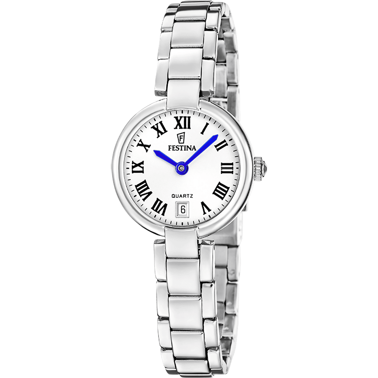 Festina Mademoiselle F20784/2 Damen Armbanduhr • Edelstahlgehäuse • Silberfarbenes Armband