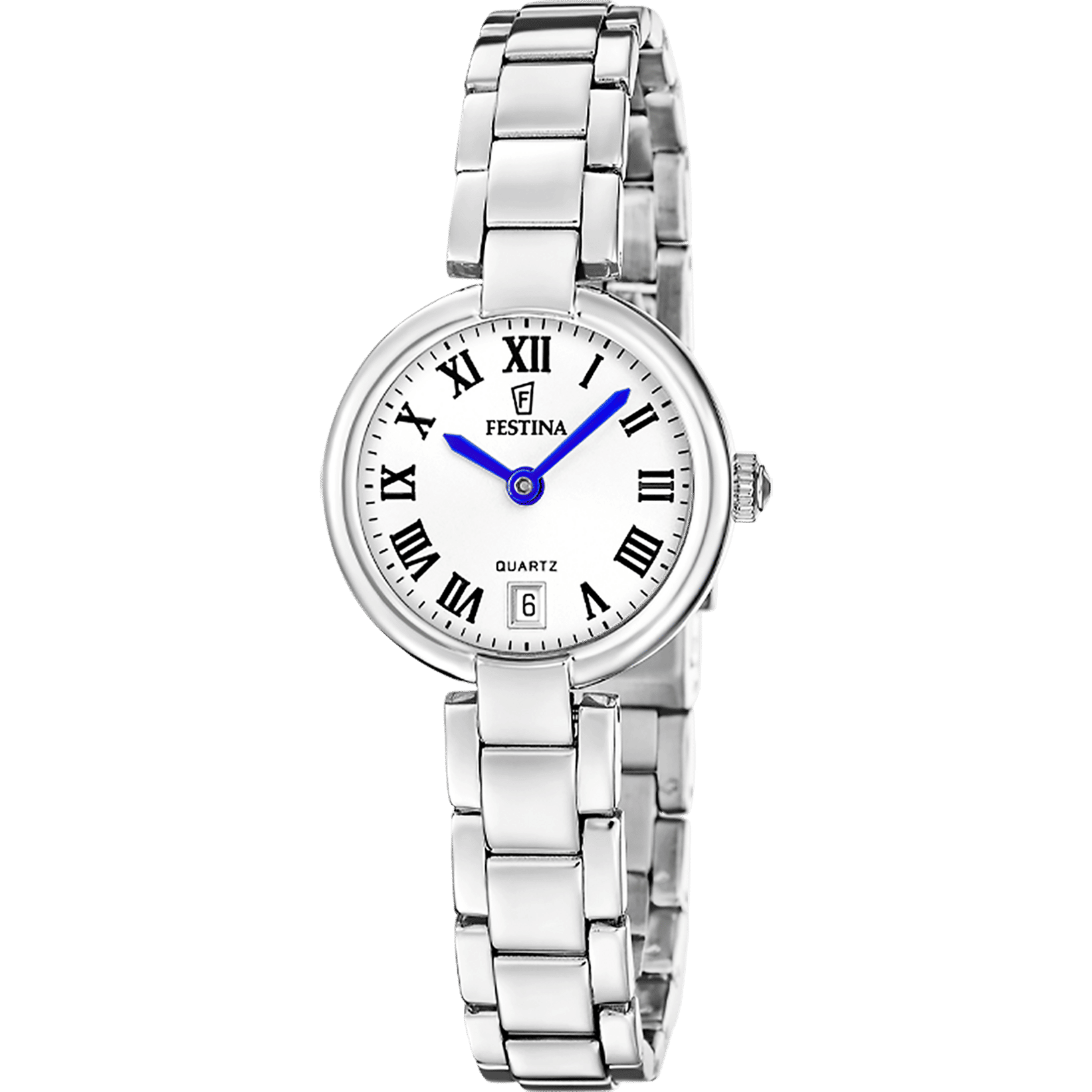 Festina Mademoiselle F20784/2 Damen Armbanduhr • Edelstahlgehäuse • Silberfarbenes Armband
