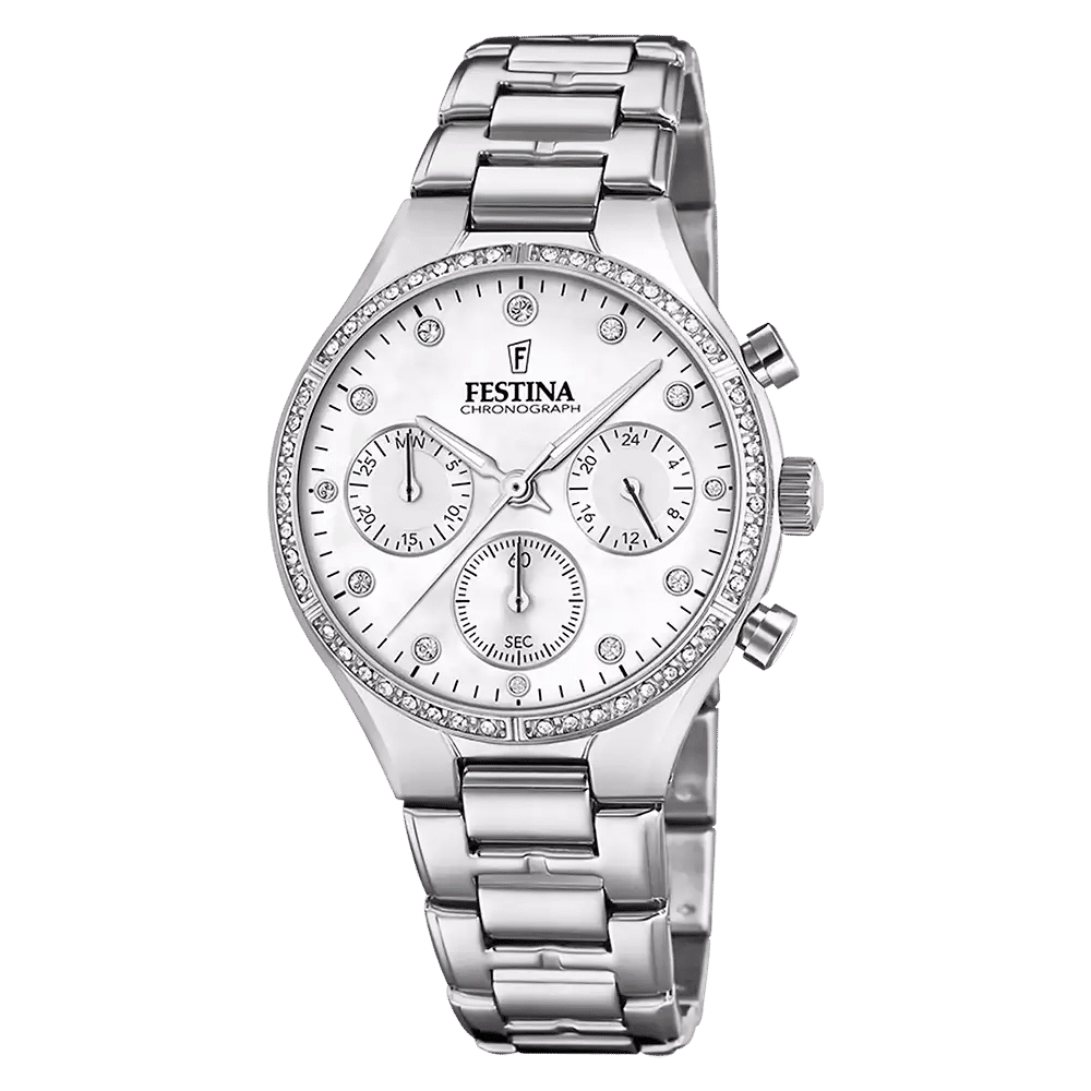 Festina Boyfriend F20401/1 Damklocka • Kronograf • Mineralglas