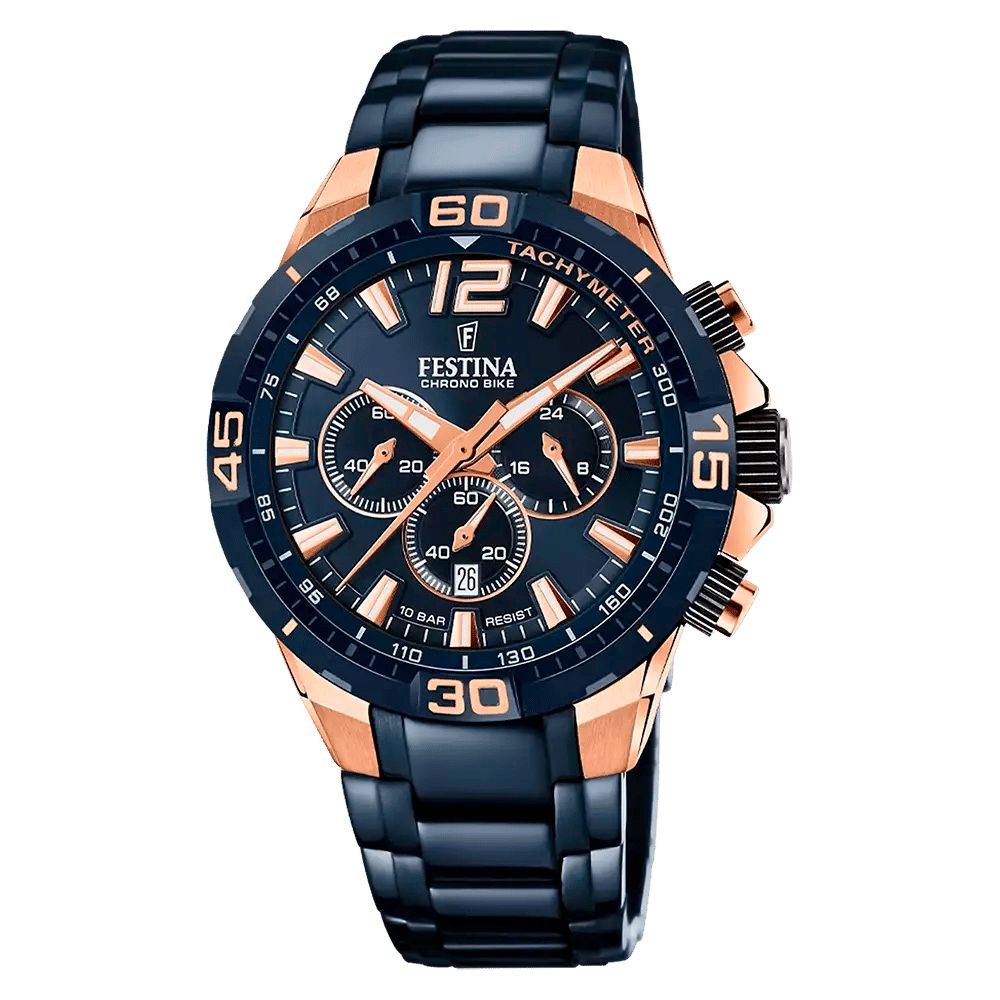 Festina Chrono Bike Special Edition F20524/1 Herrklocka Blå • Kronograf • 10 ATM Vattenresistent