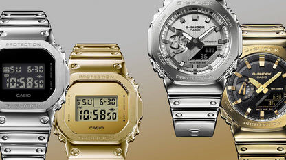 Casio GM-5600YMG-9ER G-Shock Armbanduhr Goldfarben • Metalllünette aus Edelstahl • Wasserdicht bis 20 bar, Bild 7
