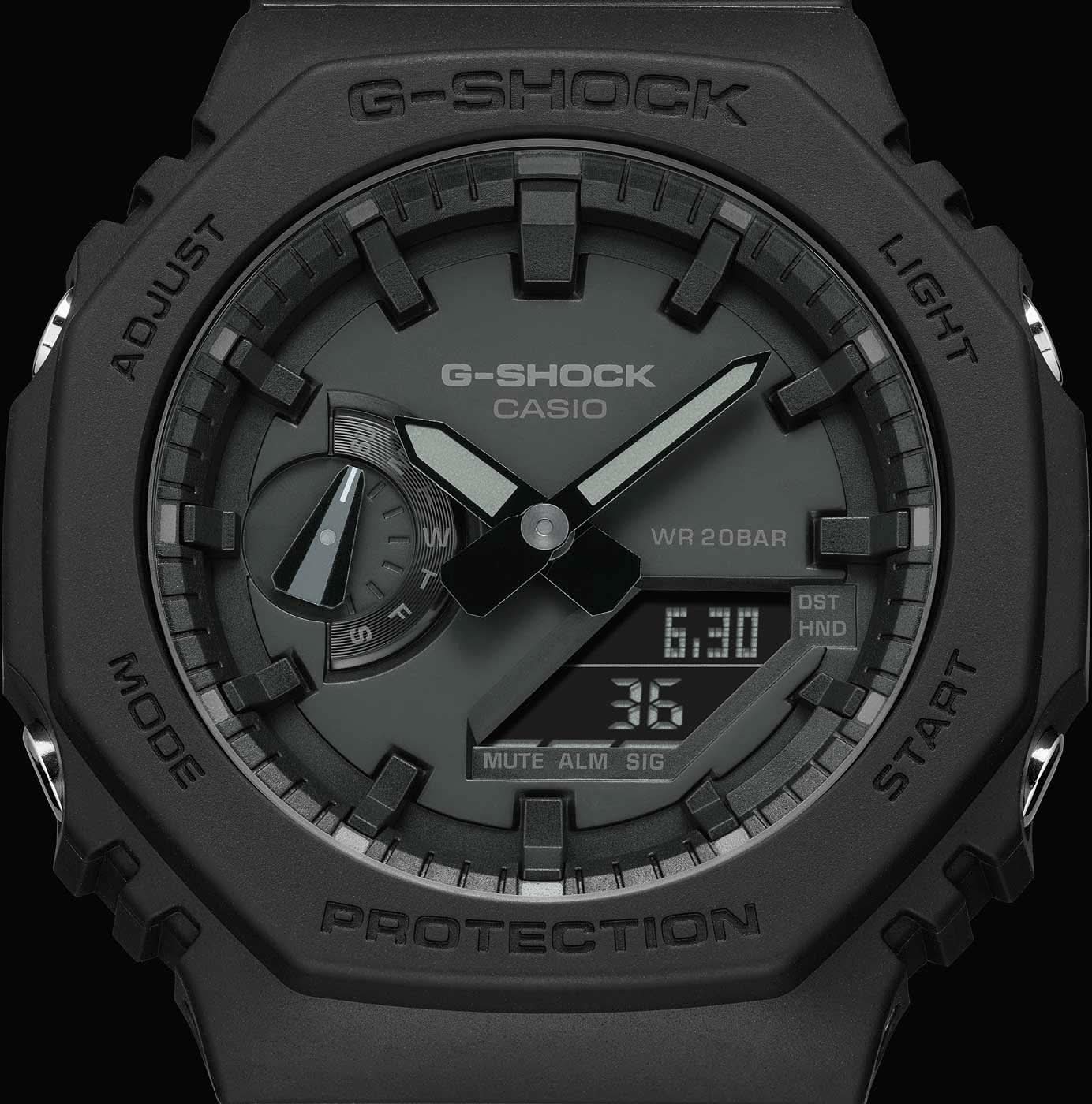 Casio G-Shock GA-2100-1A1ER Men's Watch • Carbon Core Guard • Extra Slim Design