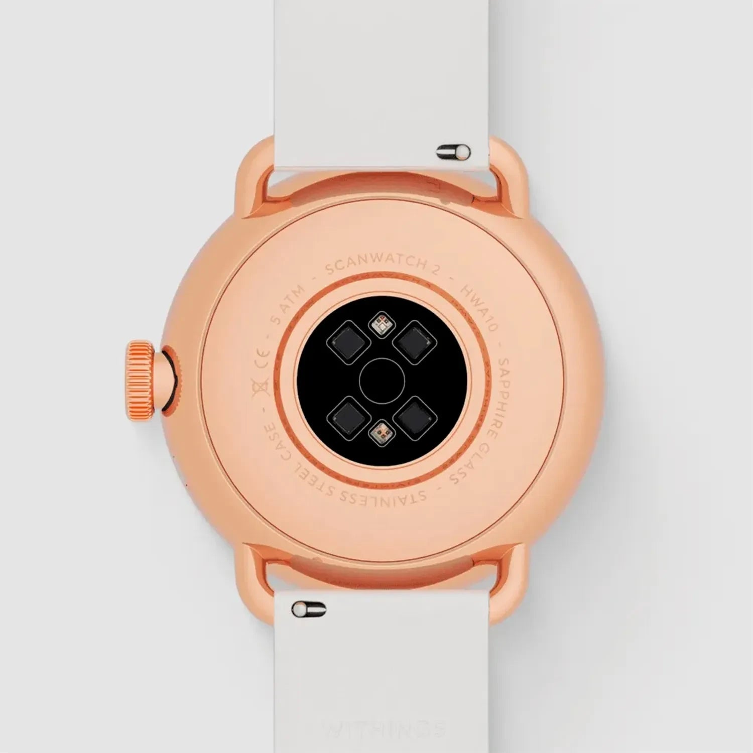 Withings ScanWatch 2 HWA10-MODEL 3-ALL Damen Armbanduhr Roségold • GPS und EKG • Gesundheitsüberwachung, Bild 4