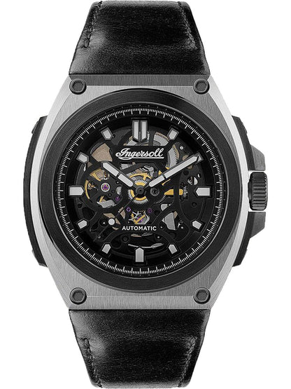 Ingersoll The Motion I11702B Herren Automatik • Schwarzes Lederarmband • Mineralglas, Bild 5
