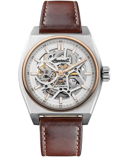 Ingersoll The Vert I14302 Herren Automatikuhr • Skelett-Zifferblatt • Transparenter Sichtboden