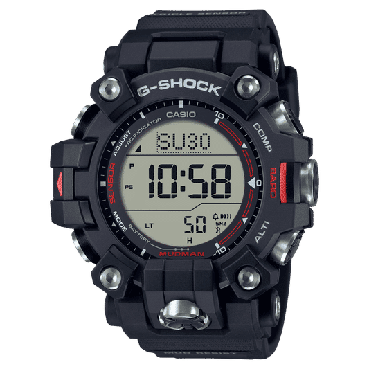 Herrenuhr G-SHOCK mit schwarzem Digitalkonzept-Display und robustem Gehäuse