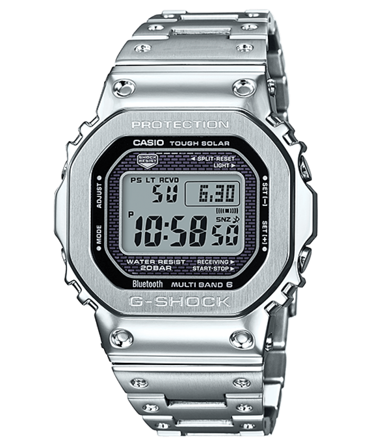 Casio G-Shock Pro GMW-B5000D-1ER Herrenuhr • Full Metal • Funk-Solar