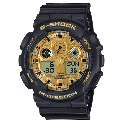 Casio G-Shock GA-100GGB-1A9ER Herrenuhr • Mineralglas • Stoßfest & 20 bar wasserdicht