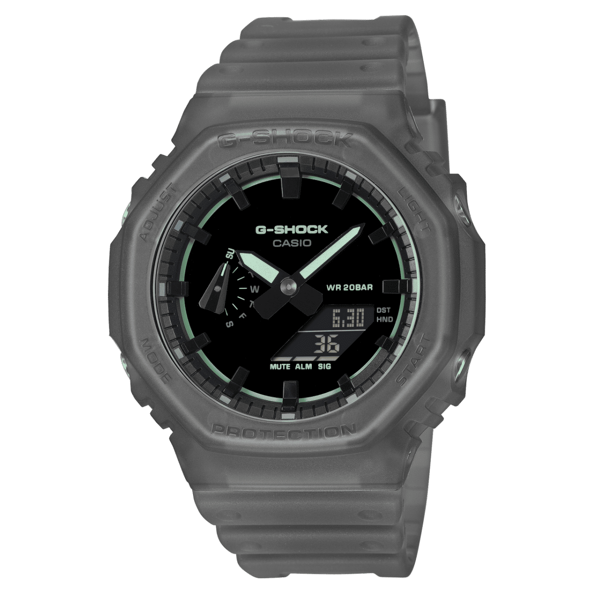 Casio G-Shock GA-2100K-1AER Herren • Carbon Core Guard • Weltzeit