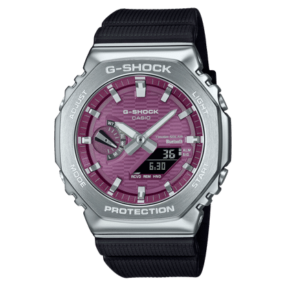 Casio G-Shock GBM-2100A-4BER Herrenuhr • Solar & Bluetooth • Biobasiertes Harz