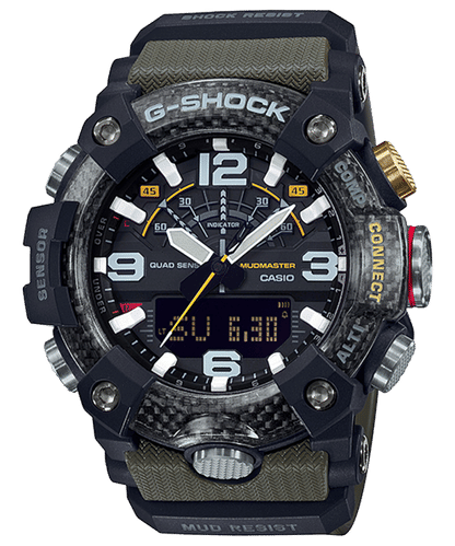 Casio G-Shock Mudmaster GG-B100-1A3ER Herren • Quad-Sensor-Technologie • Carbon Core Guard
