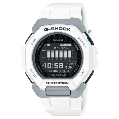 Casio GBD-300-7ER Herrenuhr G-Shock Classic • Bluetooth-Trainingscomputer • Mineralglas