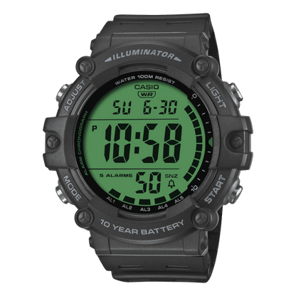 Casio Timeless AE-1500WHC-1AVEF Armbanduhr Schwarz • 100 m Wasserdicht • 10 Jahre Batterie