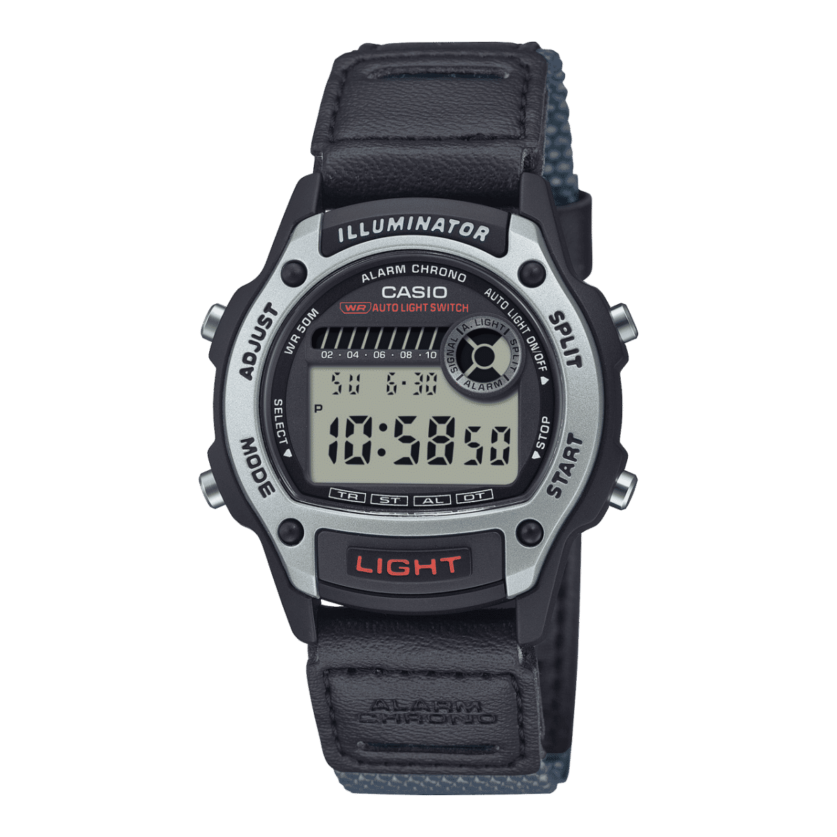 Casio W-220HF-8AVEF Unisex Armbanduhr • Alarm-Chronograph • Digitales Quarzwerk