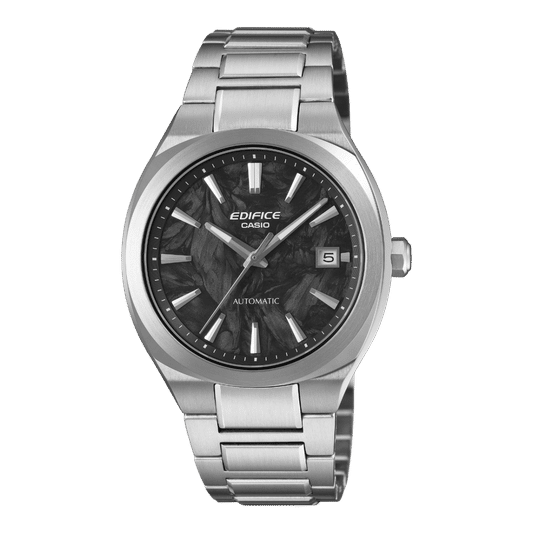 Casio Edifice EFK-200CD-1AER Herren Automatikuhr • Saphirglas • Geschmiedetes Carbon-Zifferblatt