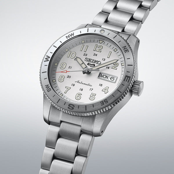 Seiko 5 Sports HDB007K1 Herren Armbanduhr Weiß • Automatikwerk • 10 Bar wasserdicht, Bild 11