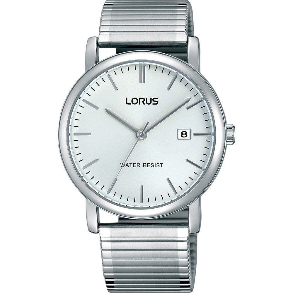 Lorus Classic RG855CX5 Herren Armbanduhr • Mineralglas • Edelstahlarmband