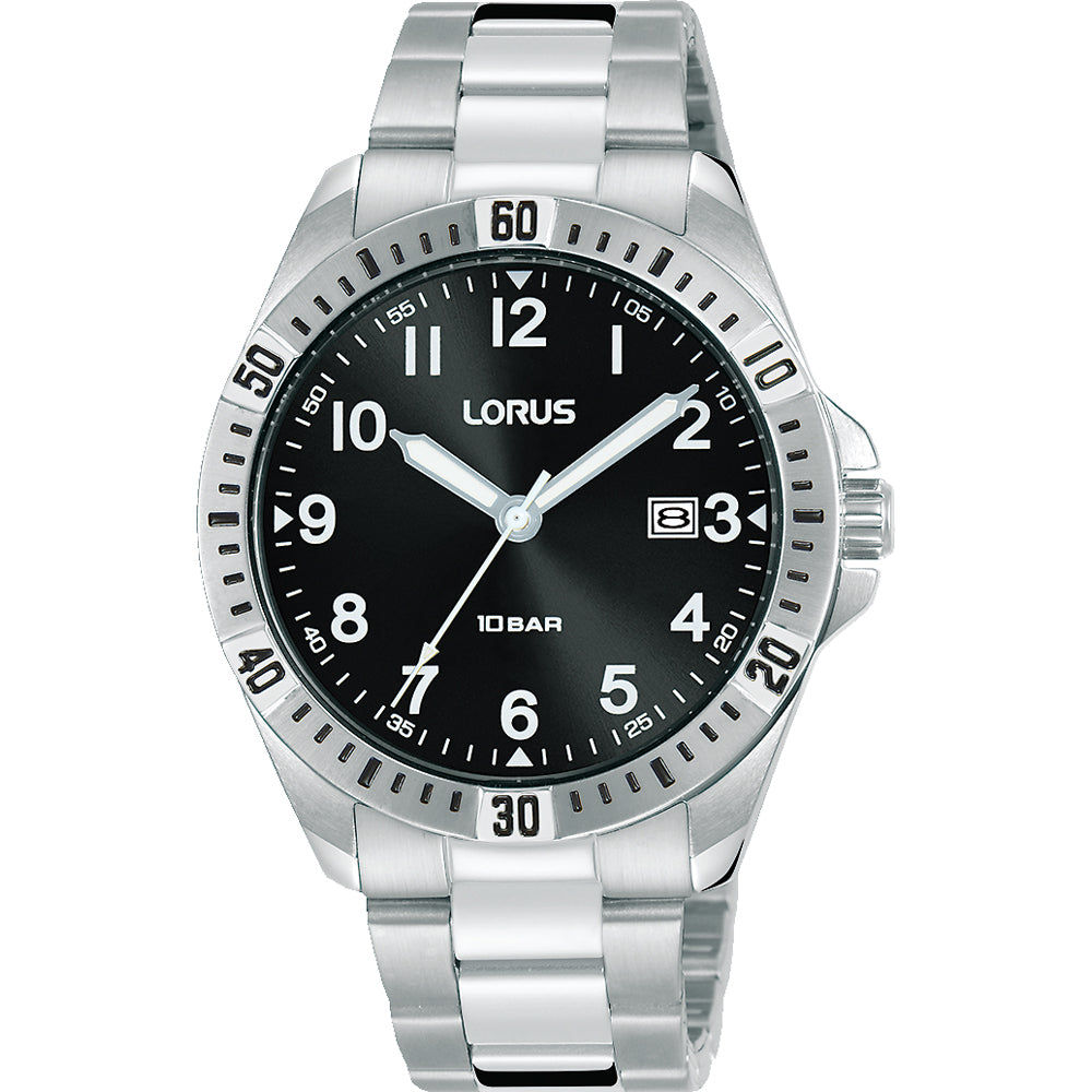 Lorus Classic RH925NX9 Herren Armbanduhr • Mineralglas • Edelstahlarmband