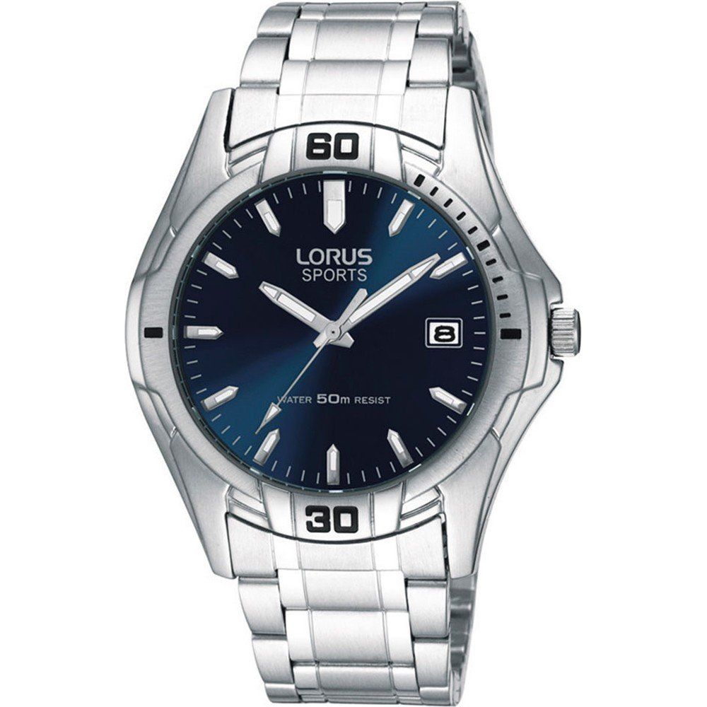 Lorus Classic RXH93EX9 Herren Armbanduhr Blau • Mineralglas • Datumsanzeige